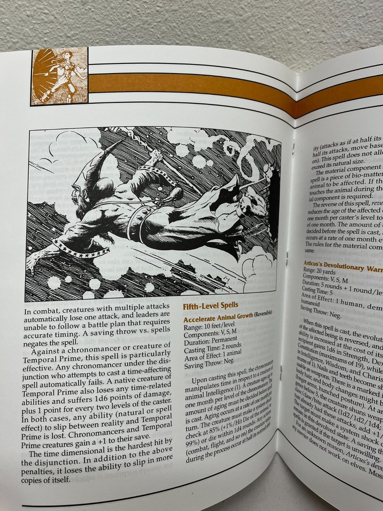 Dungeons and Dragons 2e Chronomancer Accessory