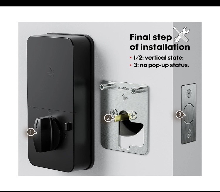 Built-in WiFi Keyless Entry Door Lock with Keypad / App Remote Control 🪧