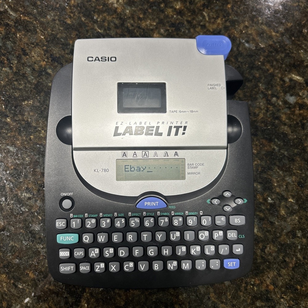Casio Label It Kl-780 Working