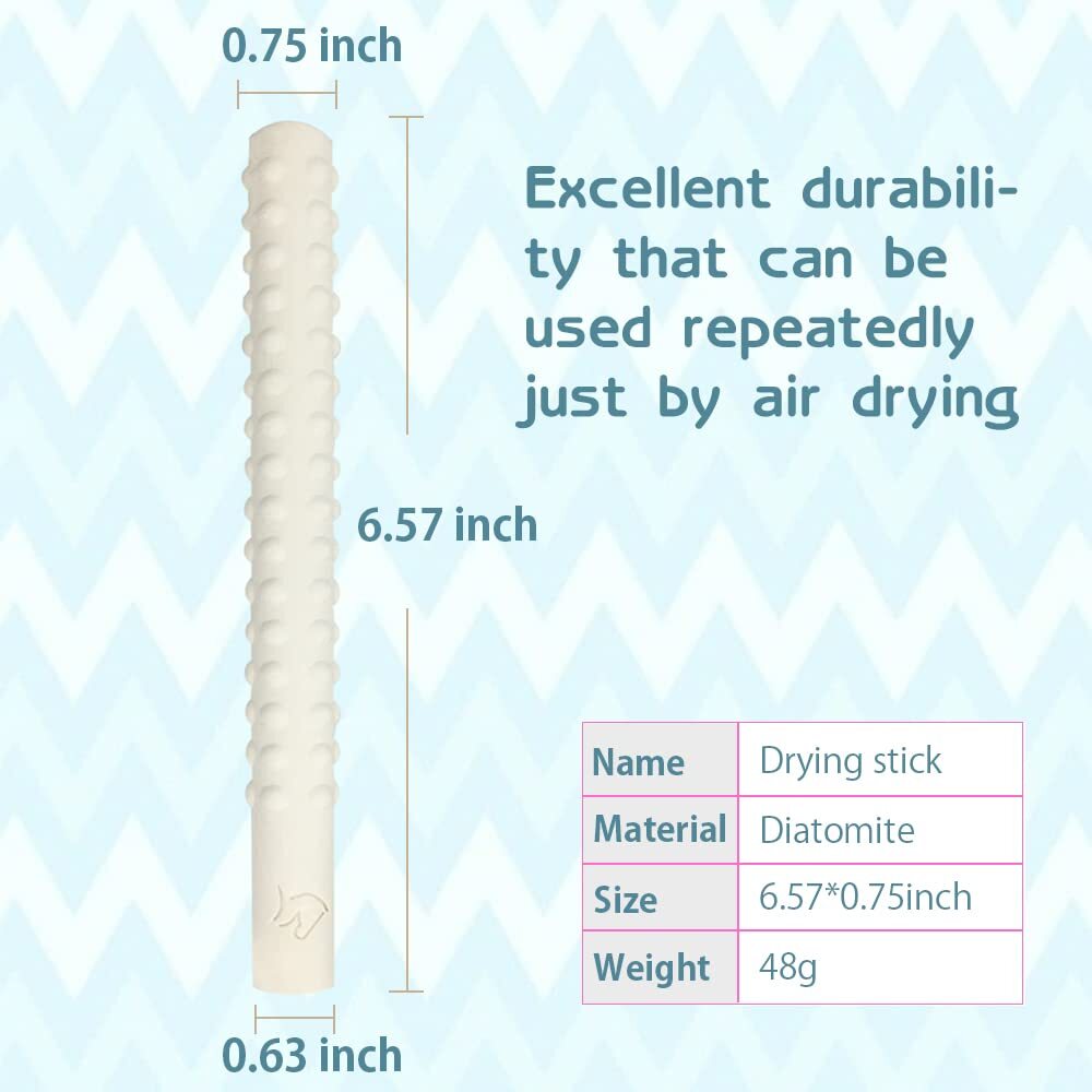 Absorbent Diatomite Drying Rod Quick Drying Reusable Mold Prevention Stick