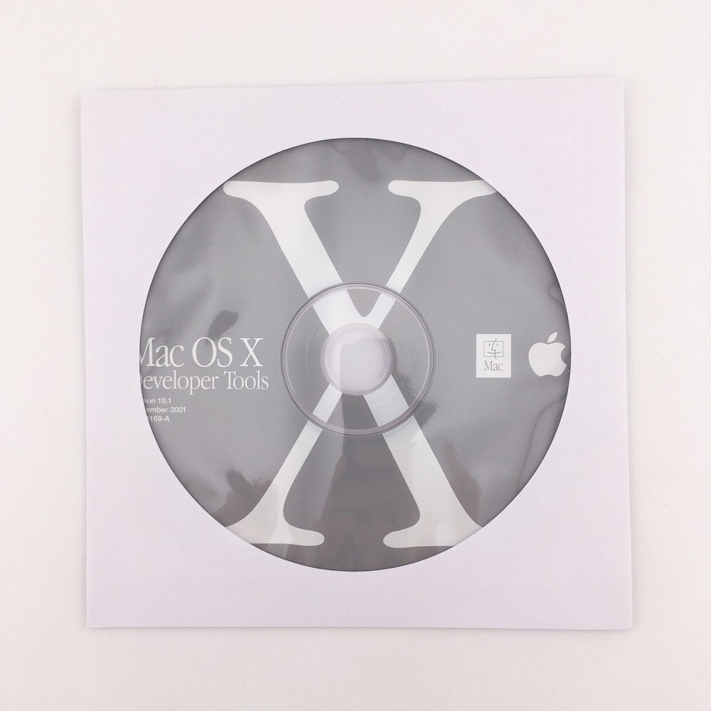 Max OS X Developer Tools CD Disc Version 10.1 September 2001