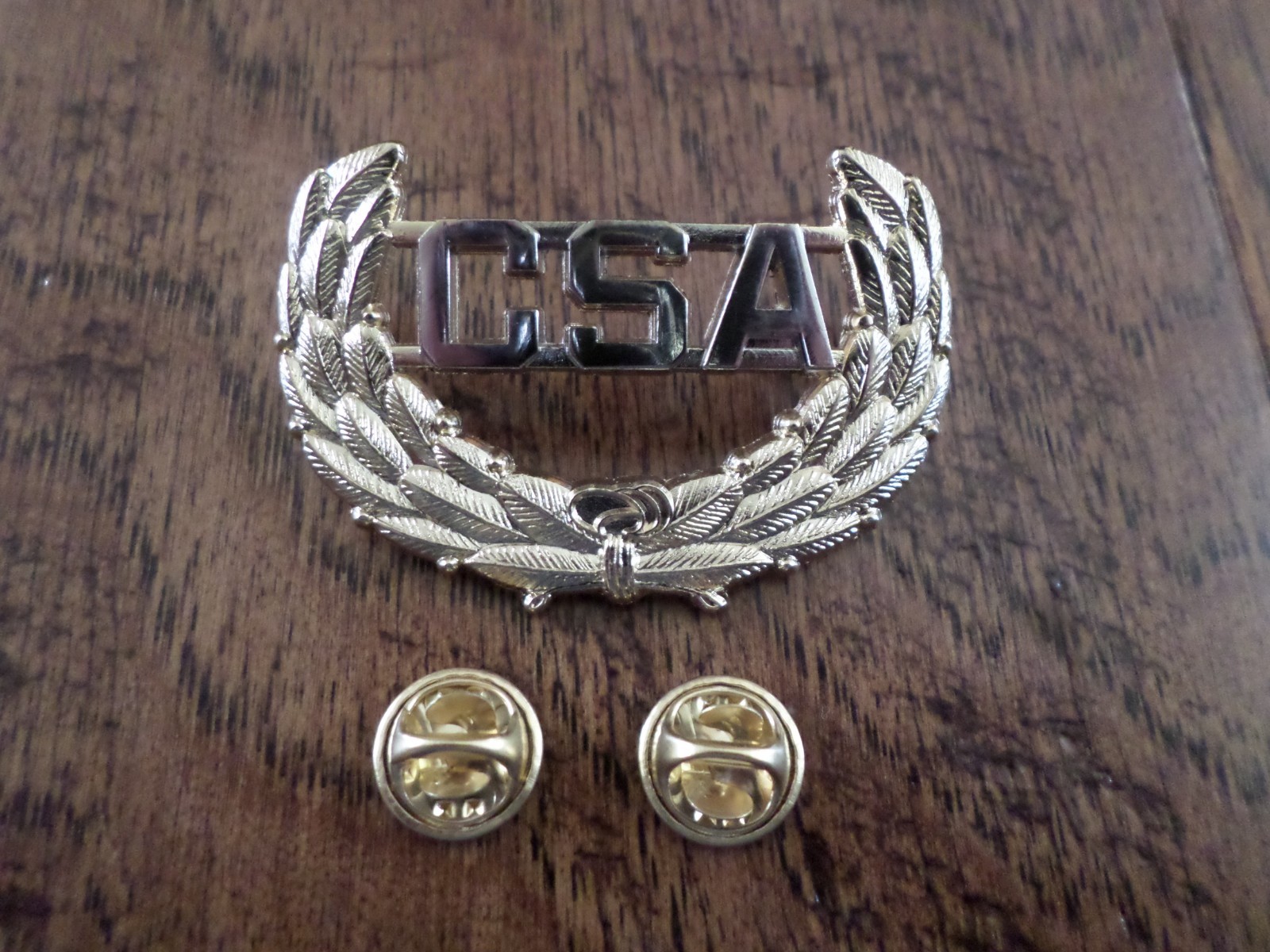 U.S CIVIL WAR C.S.A CAP BADGE INSIGNIA HAT PIN CSA CONFEDERATE STATES OF AMERICA