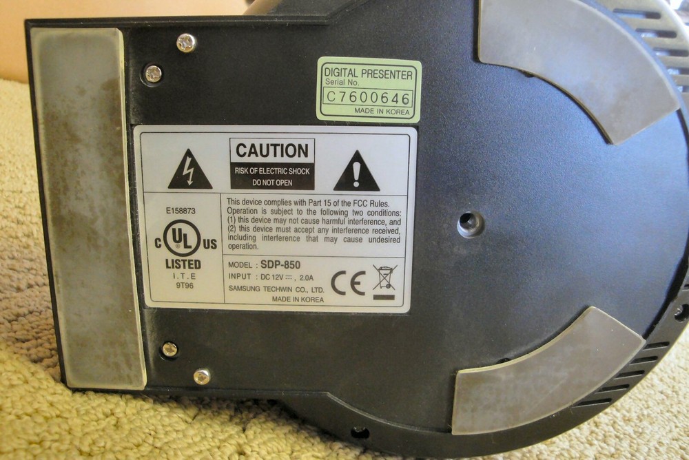 Samsung SDP-850 Digital Presenter/High-Resolution Projector