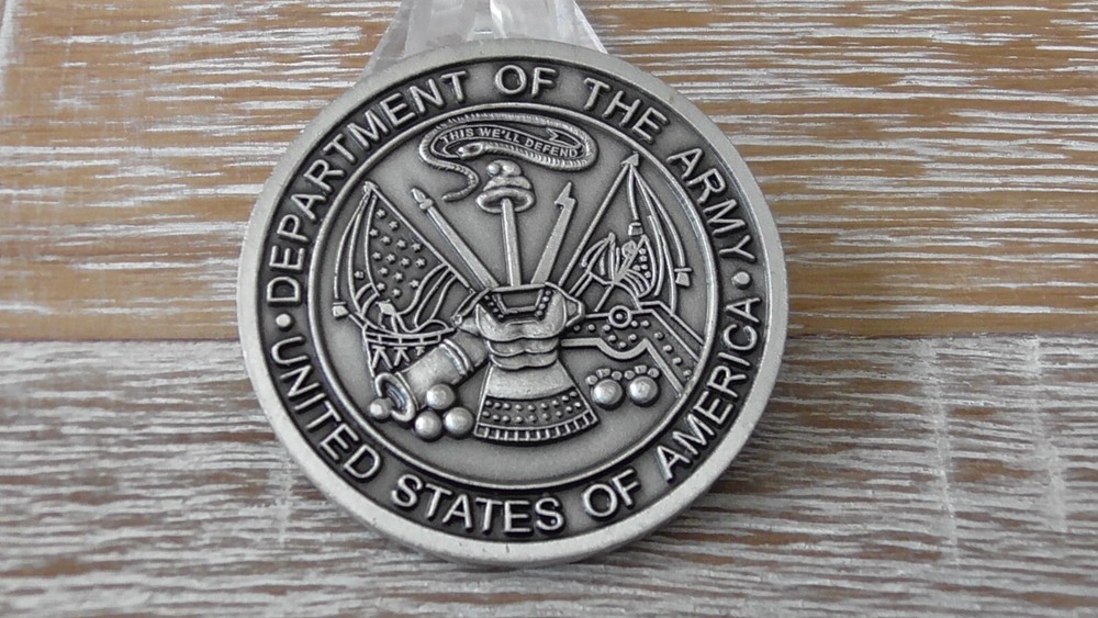 US Army DLS Distributed Learning System Challenge Coin #A952
