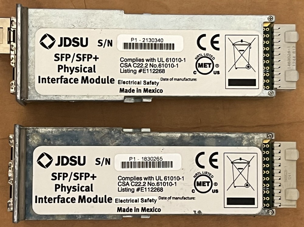 JDSU / VIAVI SFP/SFP+ Physical Interface Module (PRICE PER UNIT)
