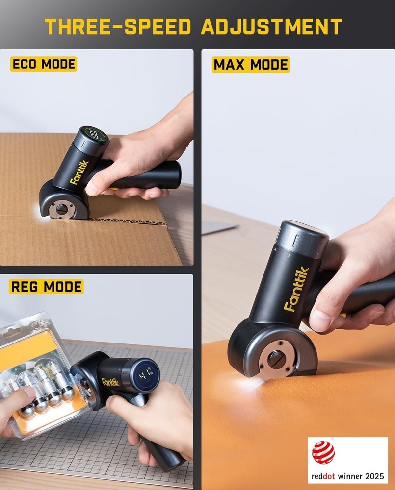 C8 Nano Easyswap Cordless Electric Scissors with LED Display,Type-C