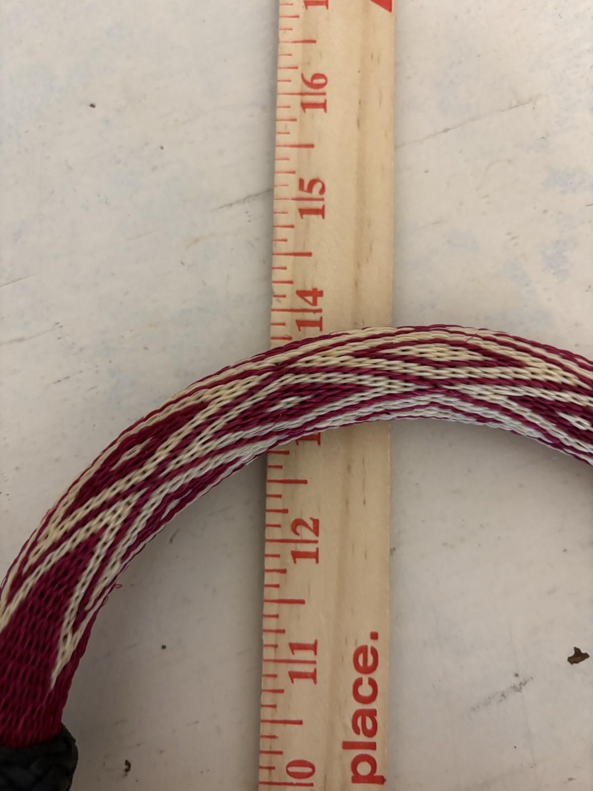 Hand Crafted Hitched Horsehair Bosal with Rawhide Core and Leather