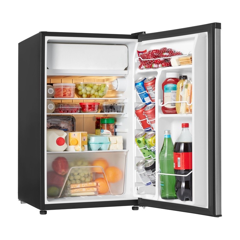 Single Door Mini Fridge 4.3 Cu ft Energy Efficient Adjustable Shelves Compact US