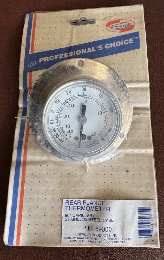 Rear Flange Thermometer