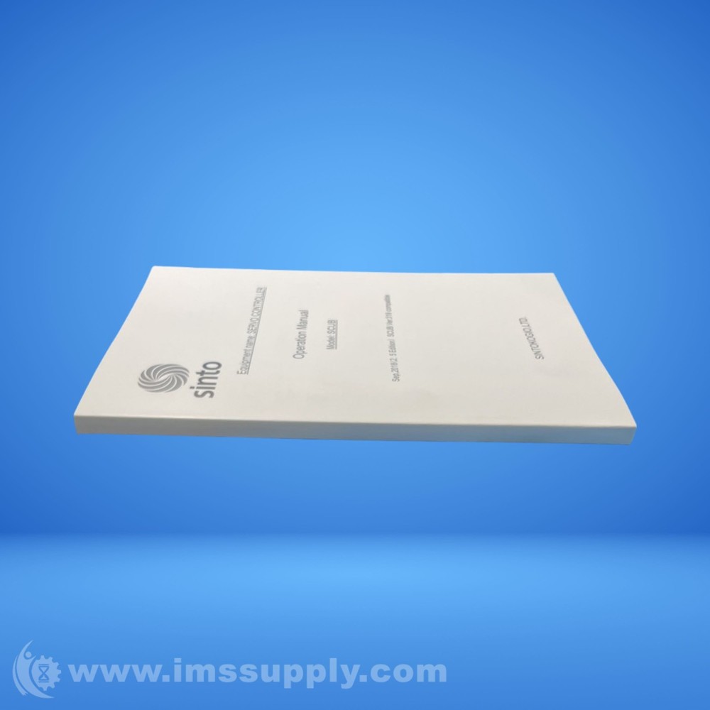 Sinto America, Inc. SCUB Servo Controller 8091