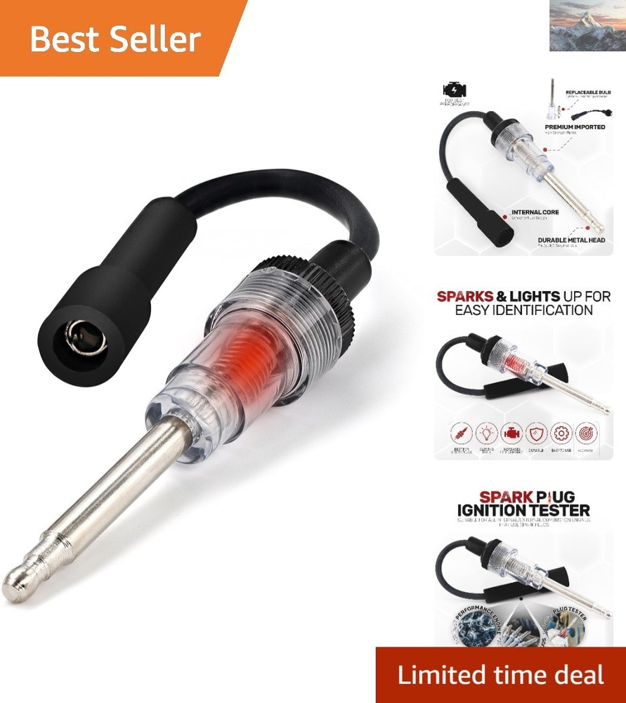 Ram-Pro Inline Spark Tester, Plug Engine Ignition 6-12 Volt Fool-Proof – Pick...
