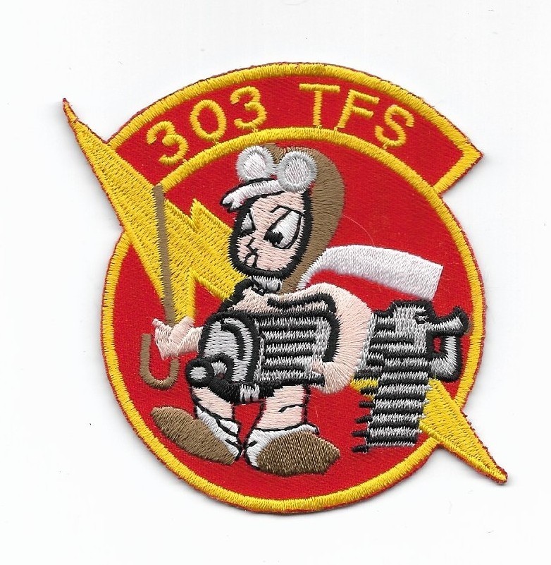 USAF 303rd tactical Fighter Squadron patch.