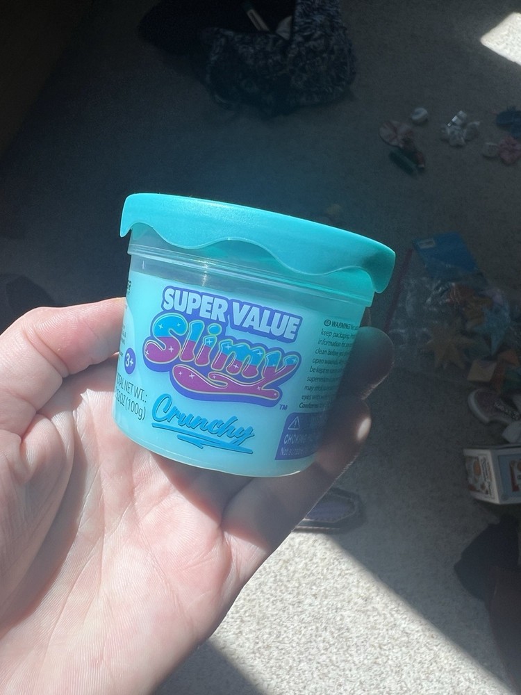Super Value Slimy Crunchy Blue Slime Five Below