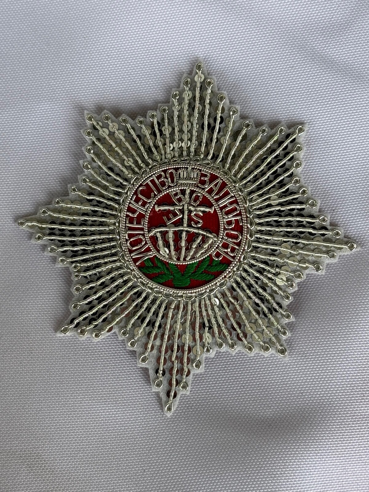 Russian Imperial Order of St.Ekaterina Embroidered star, replica 1720-1800s