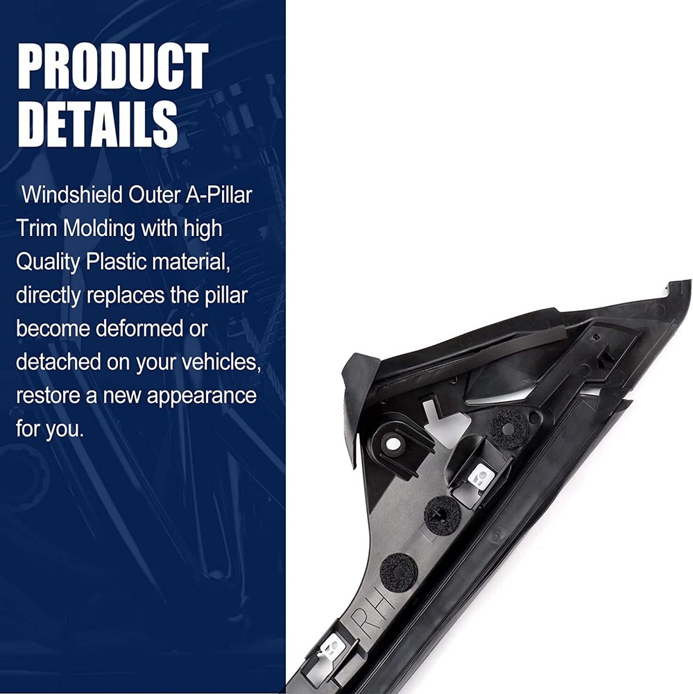 Passenger Side Windshield A Pillar Trim for 2011-2019 Ford Explorer 926-451