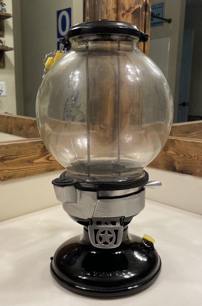 Columbus Model “A” Gumball Machine Black with Wall Mount