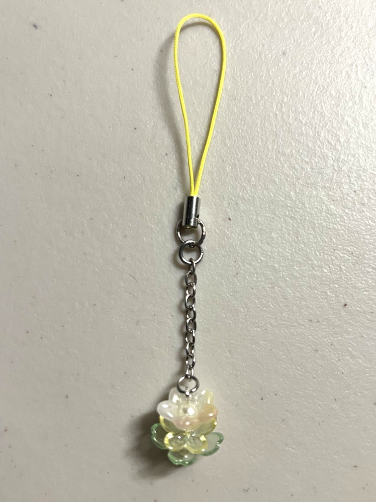 Multicolor Spring Themed Flower Phone Charm