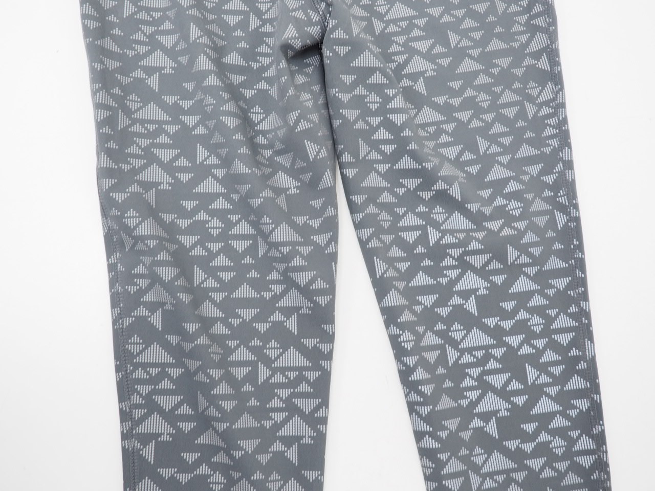 New! GOFLUO Cityglow Reflective Active Tights / Leggings Size L Gray High Vis