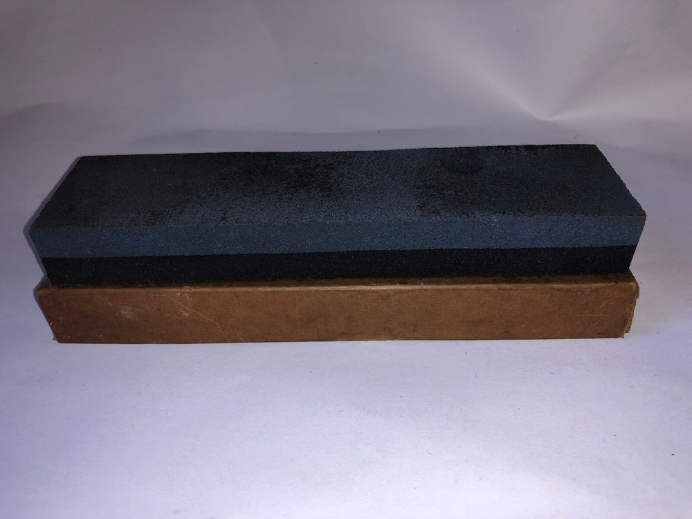 Double Sided Sharpening Stone in 2 Piece Cardboard Box