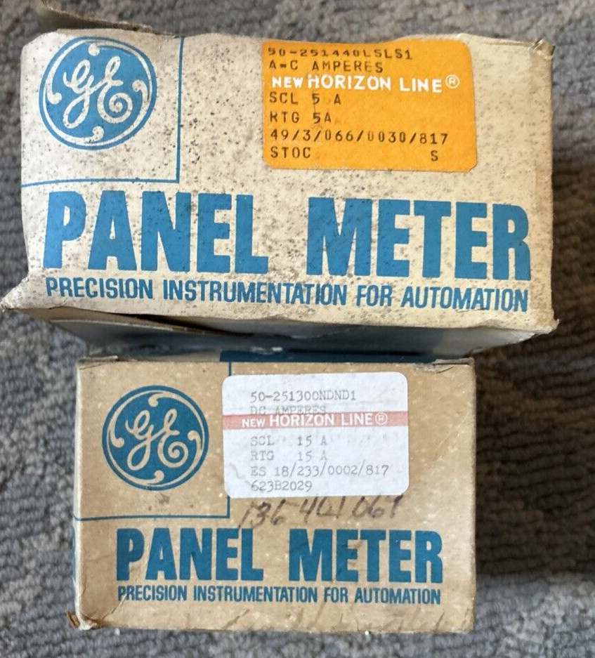VTG GE Panel Meter Instrumentation Lot