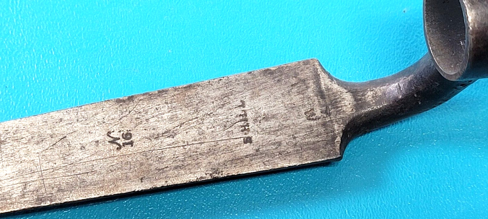 English Pattern 1839 Socket Bayonet Stephen Hill Maker N16 Brown Bess TR989