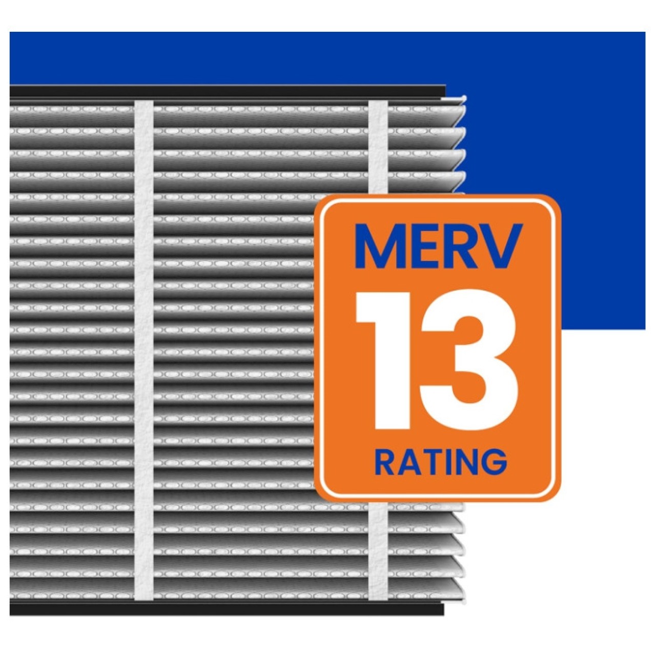 Aprilaire 413 Air Filter (16 x 25in, MERV: 13) Pack of 4, Genuine OEM