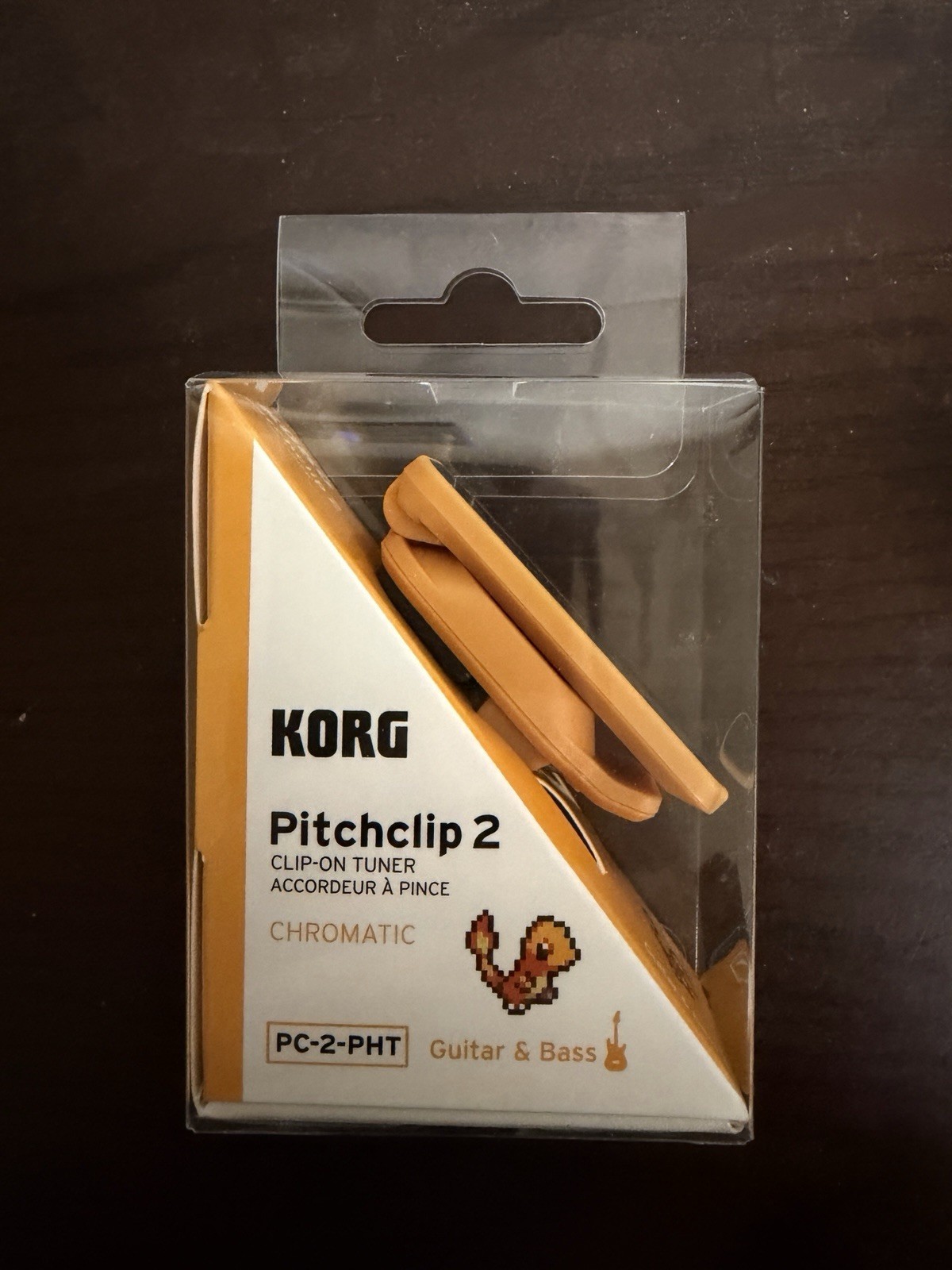 Korg Pitchclip 2 PC-2PHT Guitar Tuner Charmander Fire Pokémon Edition