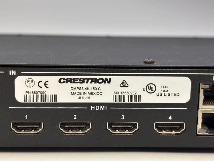 Crestron DM 4K Digital Presentation System DMPSS3-4K-150-C