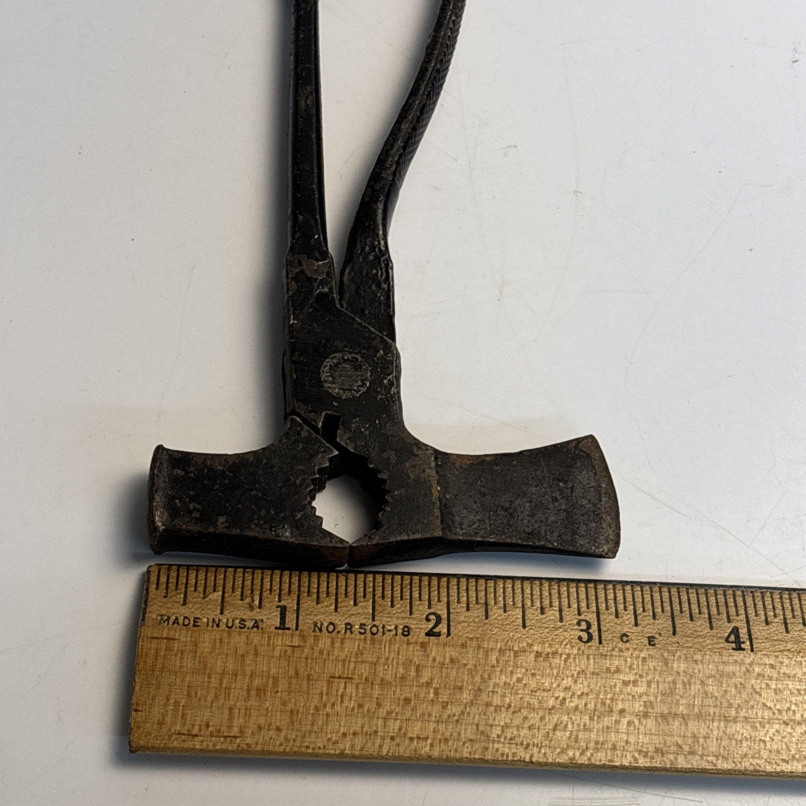 Antique ARLO German Multi Tool Axe Pliers Hammer Pry Bar Pre-WWII