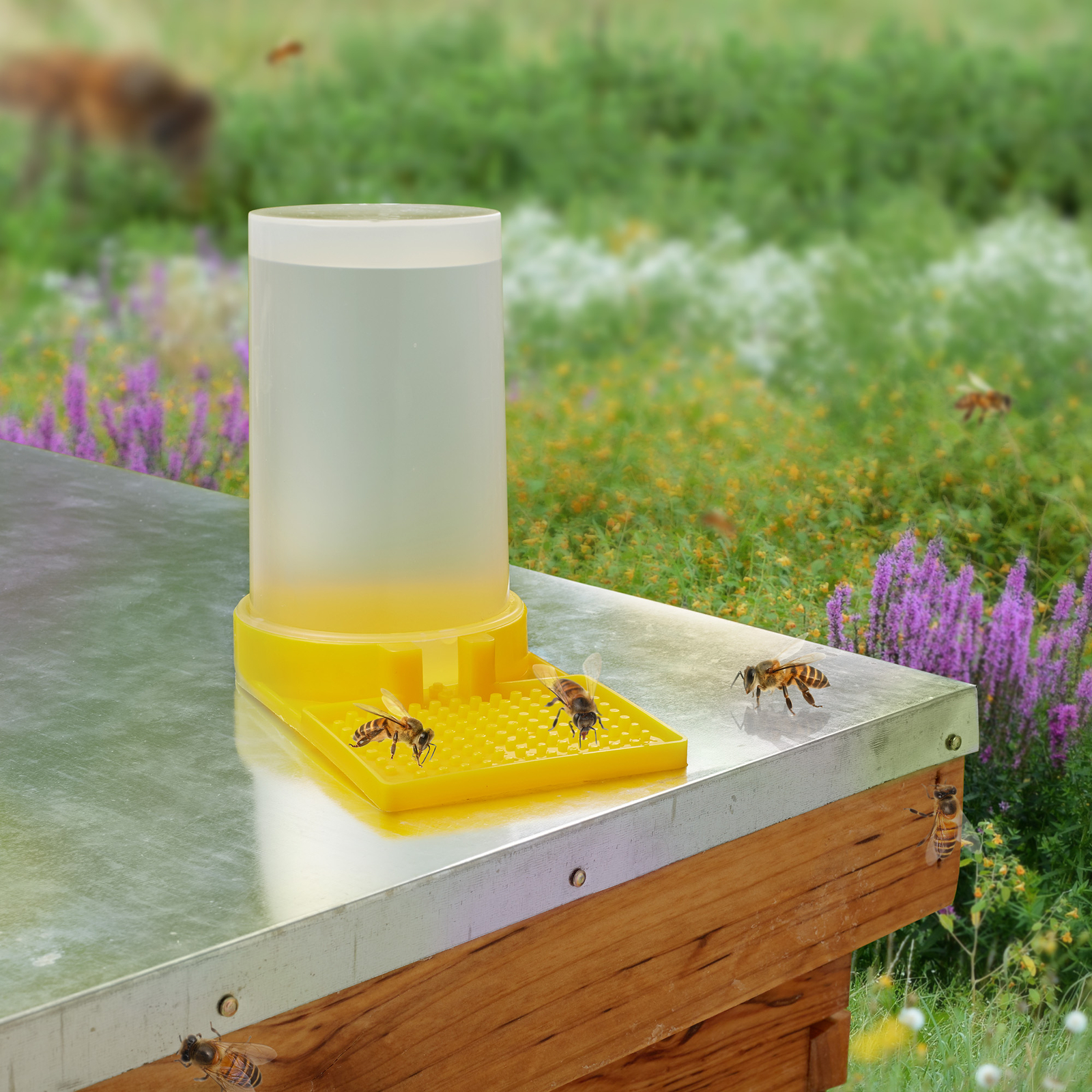 2 PK Beehive Water Dispenser, Bee Hive Frame Entrance Feeder Beekeeping Tool