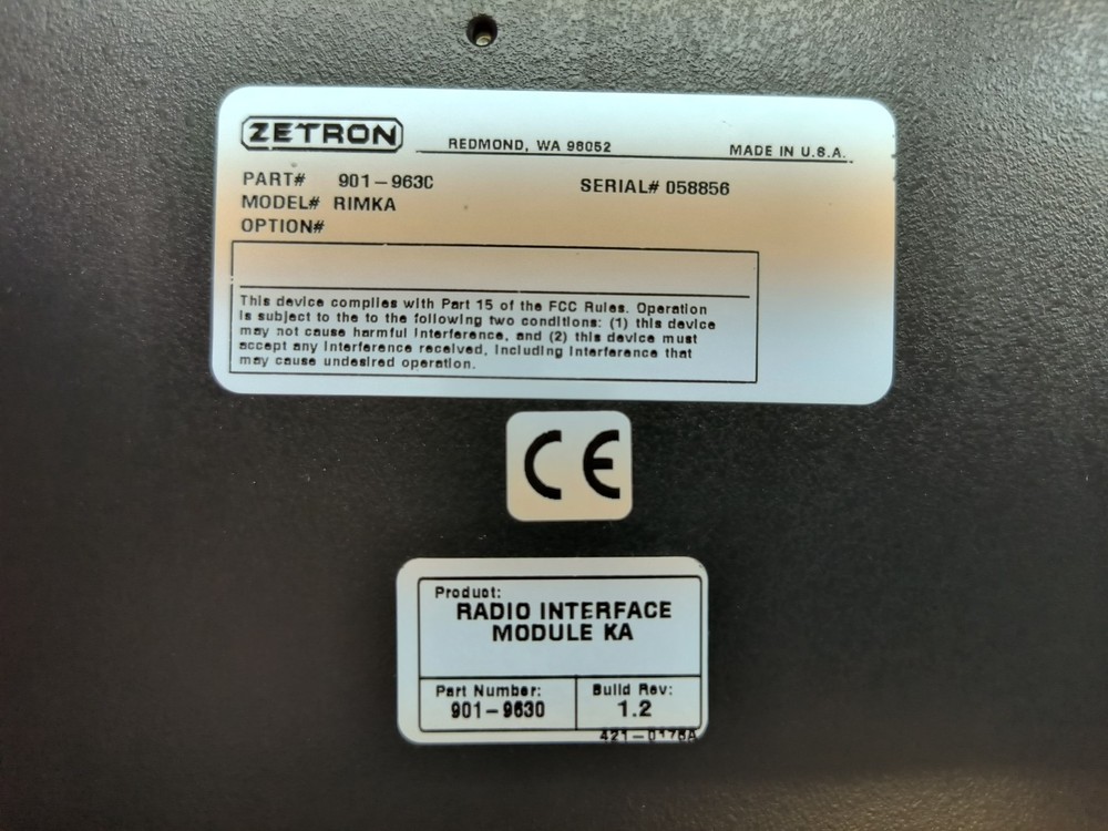 Zetron 901-9630 (Dual Radio Interface Module)
