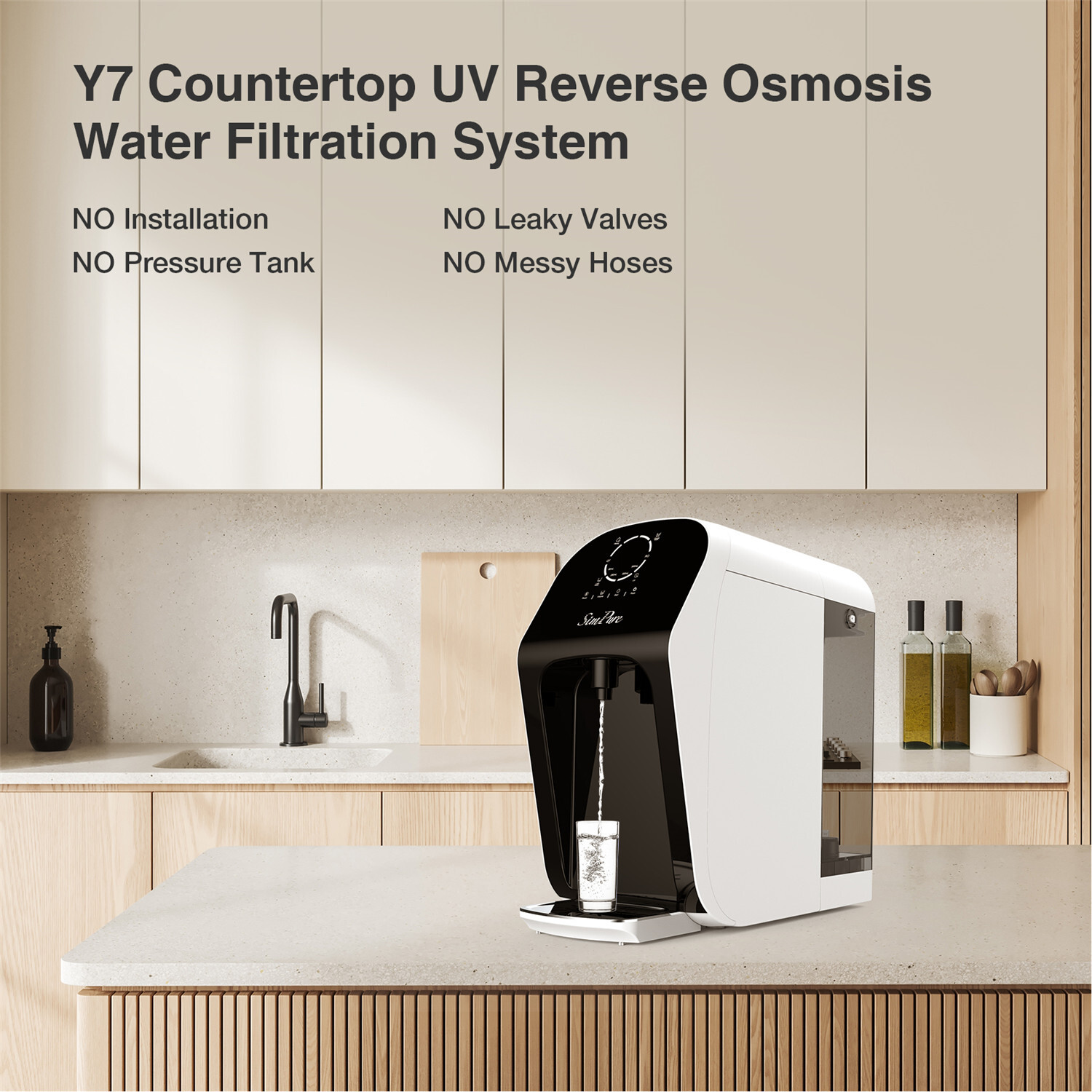WP1 UV RO Countertop Reverse Osmosis Water Filtration Syestem Water Dispenser