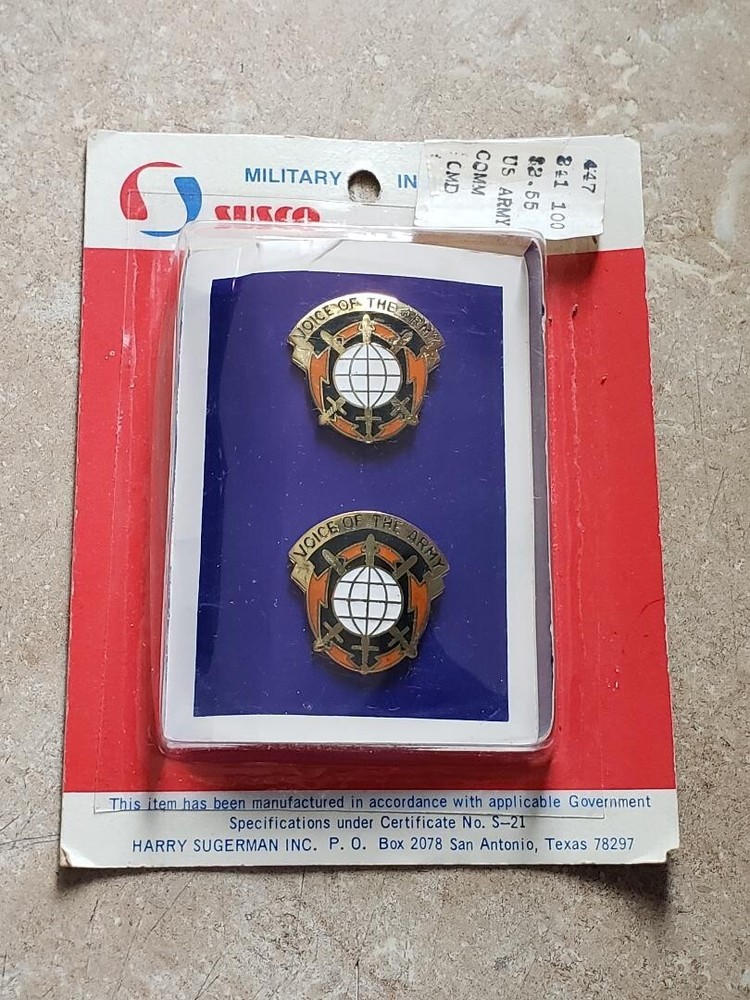 9th Signal Command Crest DUI (Sealed)