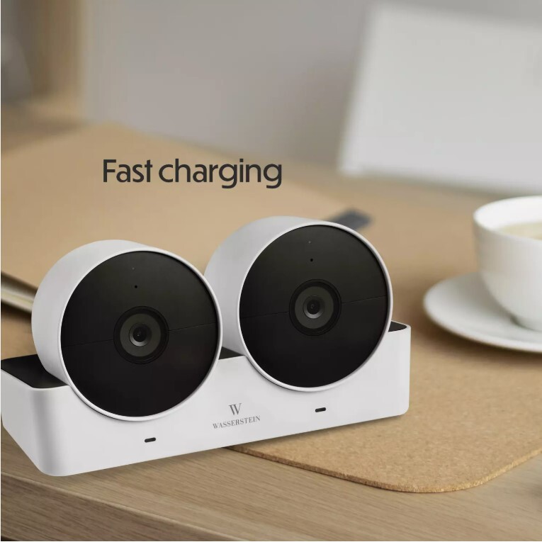 Dual Charging Station Dock Charger for Google Nest Cam (battery) Security Camera