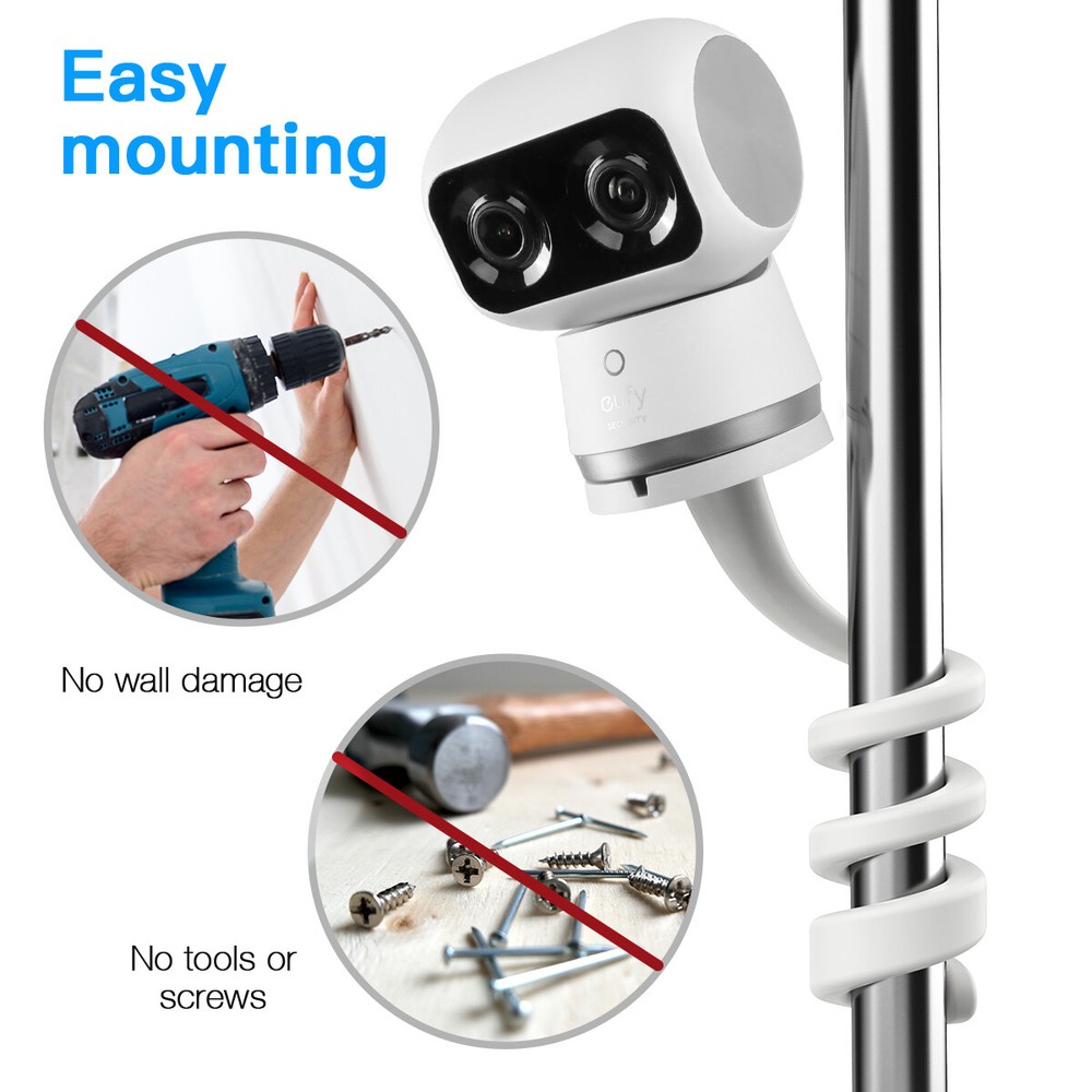 HOLACA Flexible Mount for eufy Indoor Cam S350