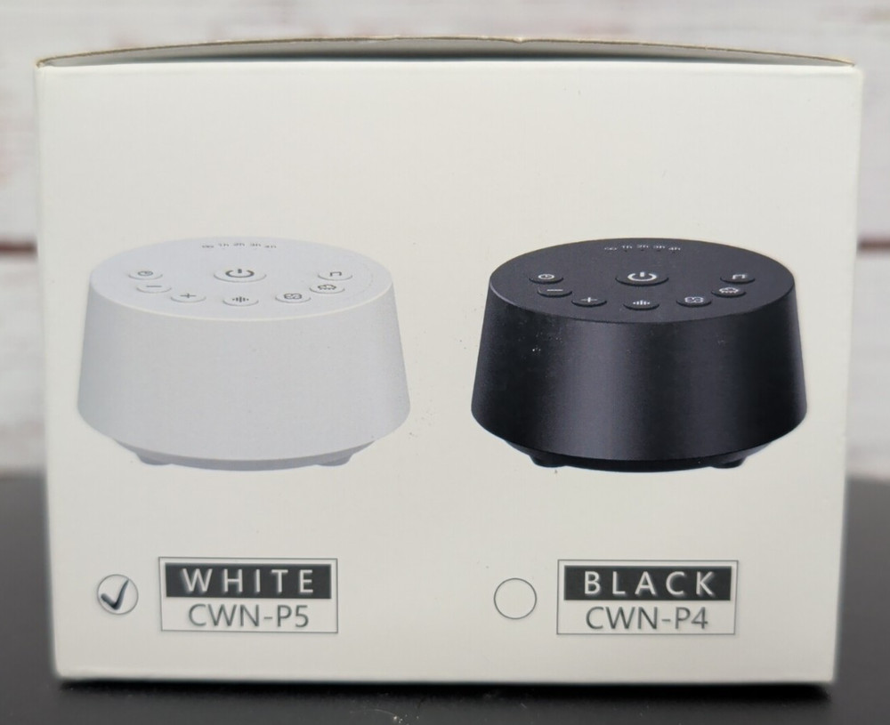Hushing White Noise Machine – Sound Machine with Night Light & Timer