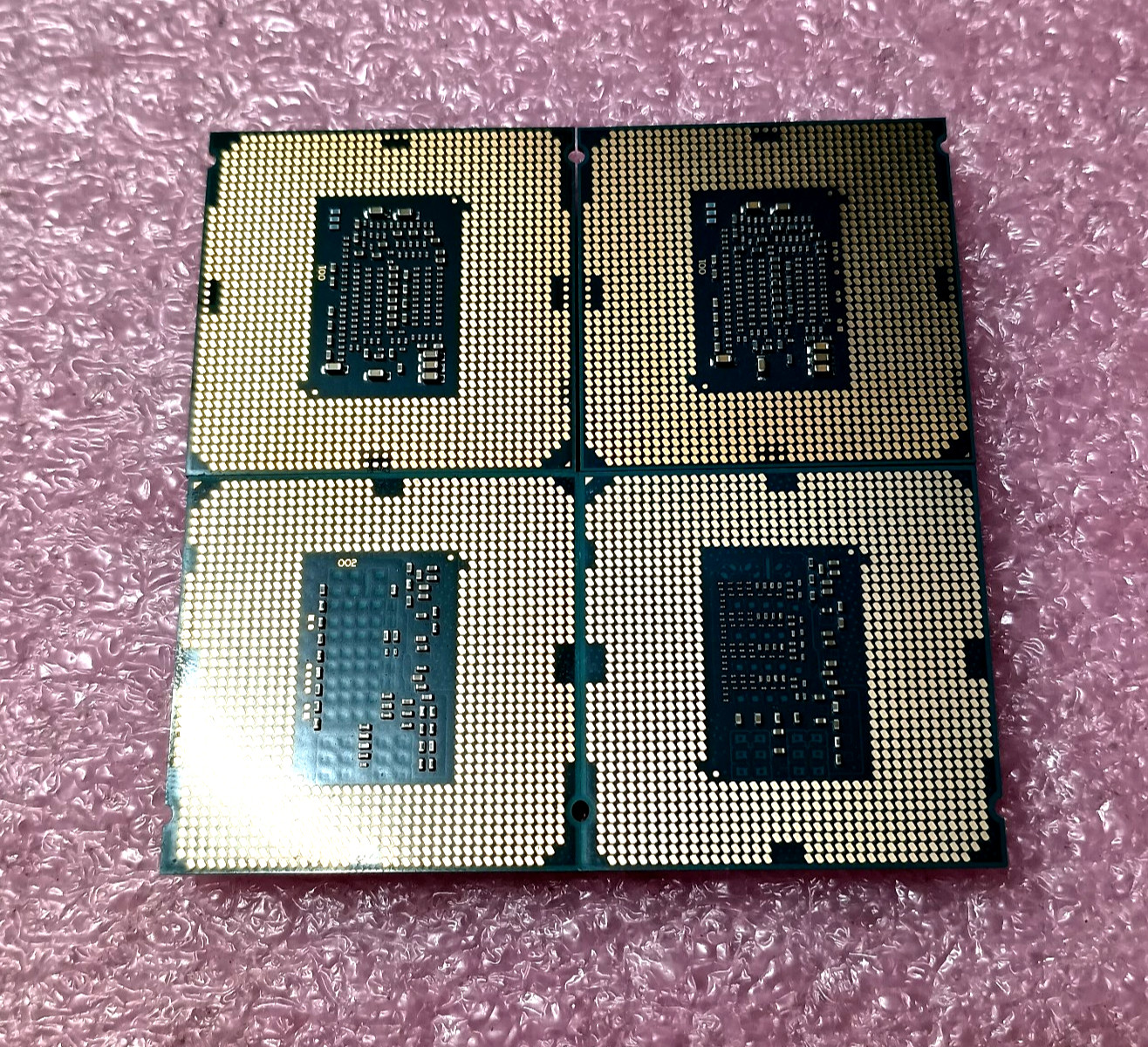 Lot (4) Intel Desktop CPU Processors i7-7700T i5-6500 4670 4570 Working Pulls