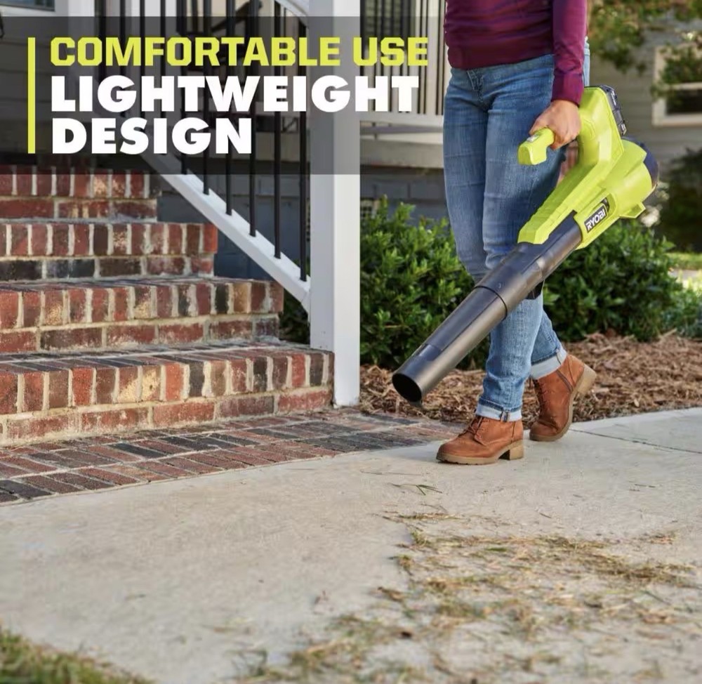 Ryobi ONE+ 18V Cordless String Trimmer/Edger Blower/Sweeper Combo Kit PCLCK201K