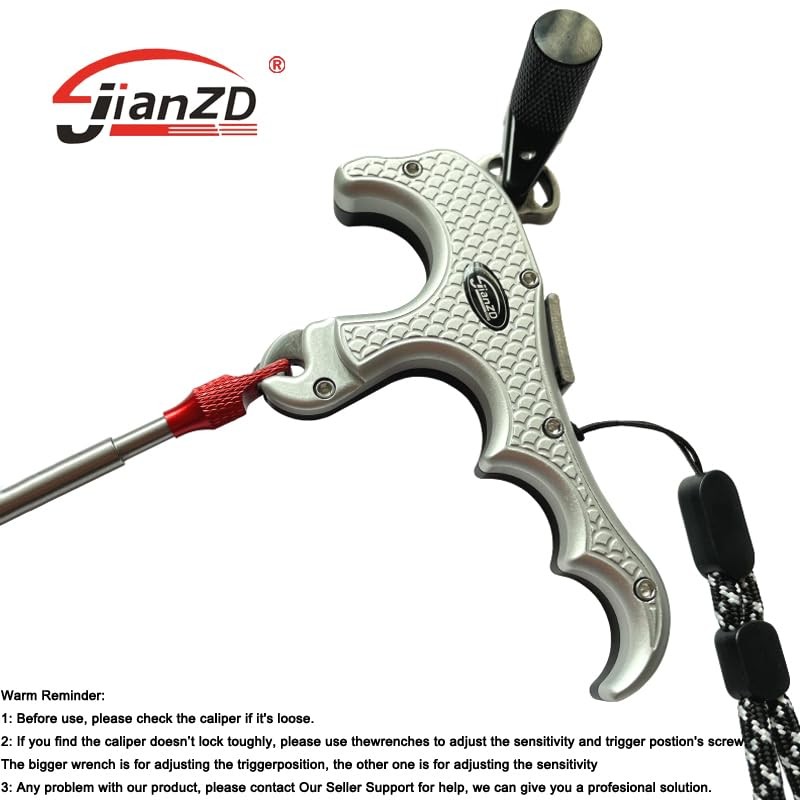Archery Compound Bow Release - 4-Finger Thumb Release Aid for Compound Bows, ...