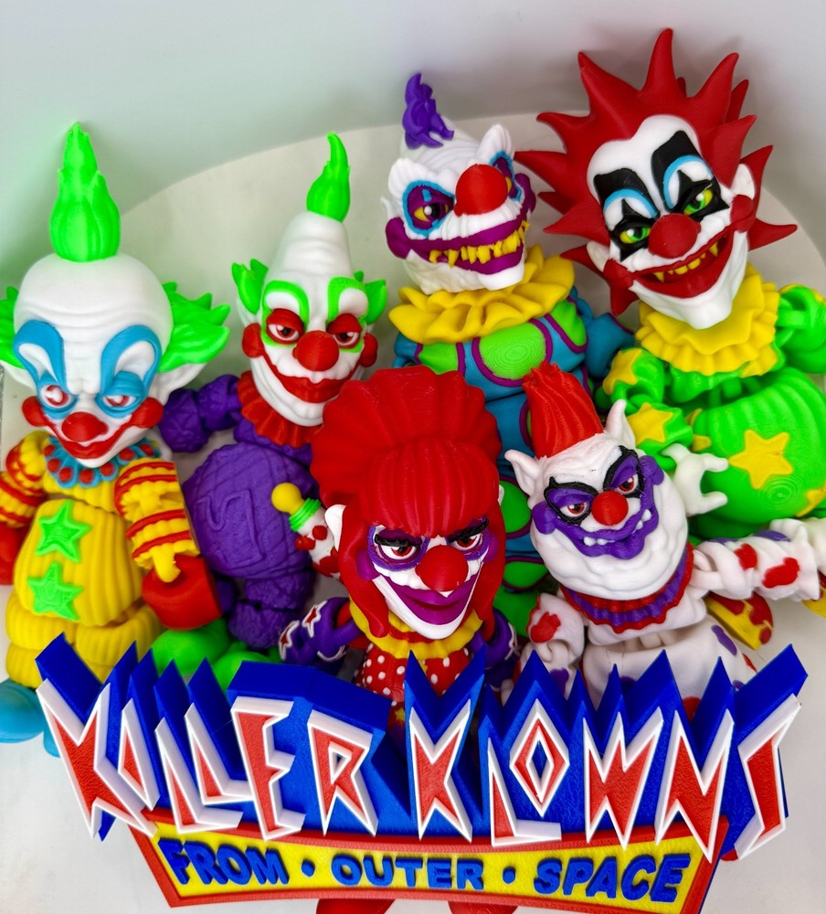 Killer klowns from Outer Space 3d printed Flexi