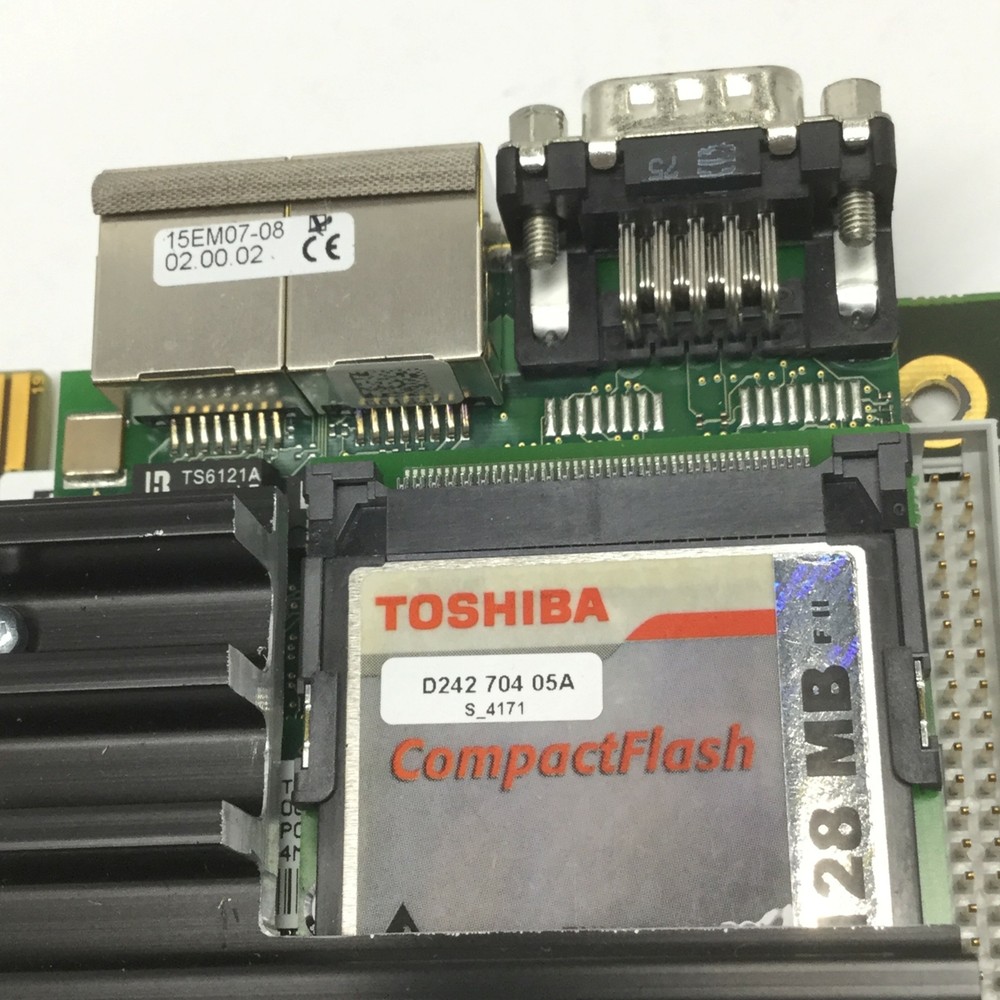 Staubli 180032-01 CS8C Robot Controller CPU/Compact Flash Drive Board 128MB