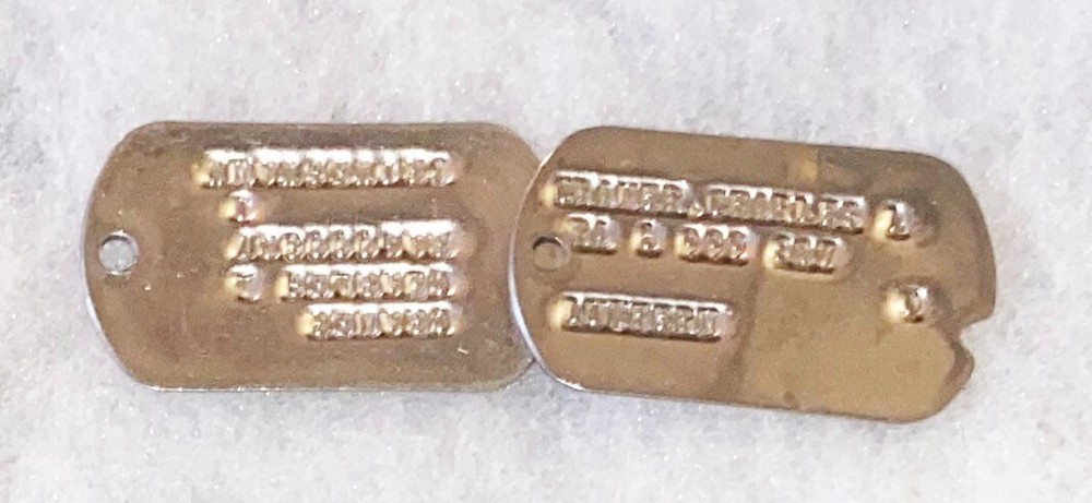 Charles Cramer Dog Tag Set