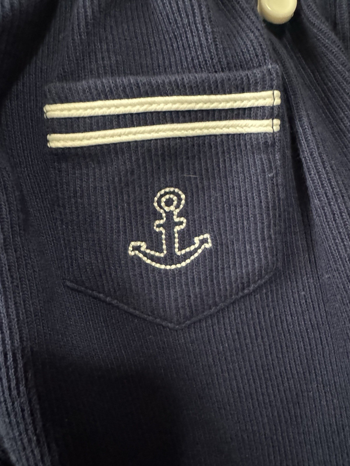 NWT CUDDLE BEAR BABY BOY 3-6MOS KNIT SAILOR SUIT 2 PIECE SET