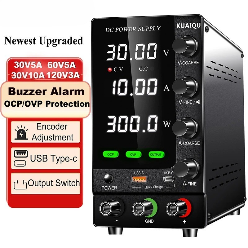 Variable Adjustable Switching DC Power Supply 30V 10A Bench Power Supply