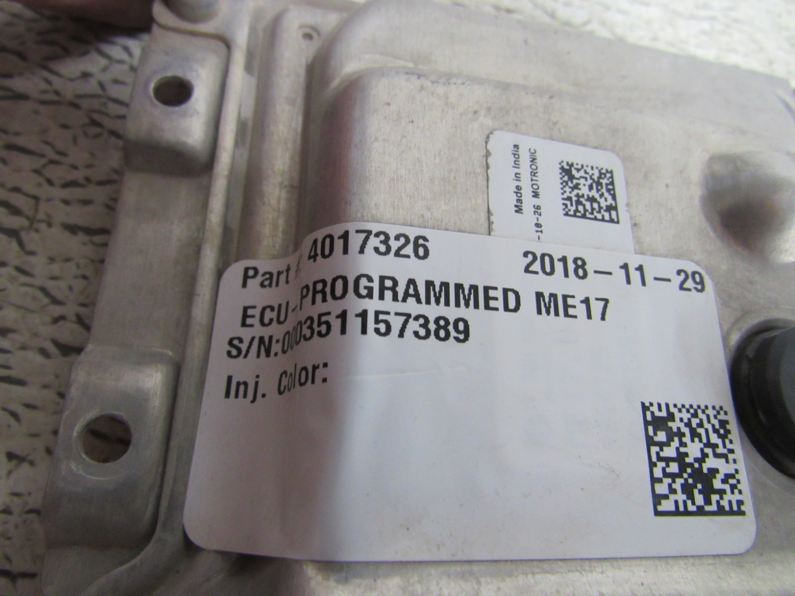 19 POLARIS RZR XP 4 TURBO 1000 ECU ECM CDI COMPUTER BOX ENGINE CONTROL OEM #7236