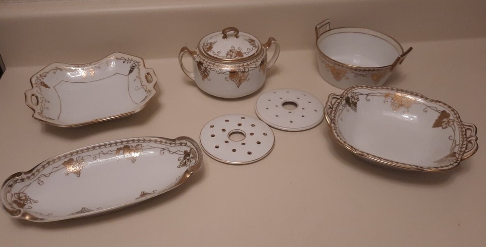 Vintage Hand Painted Nippon China Set
