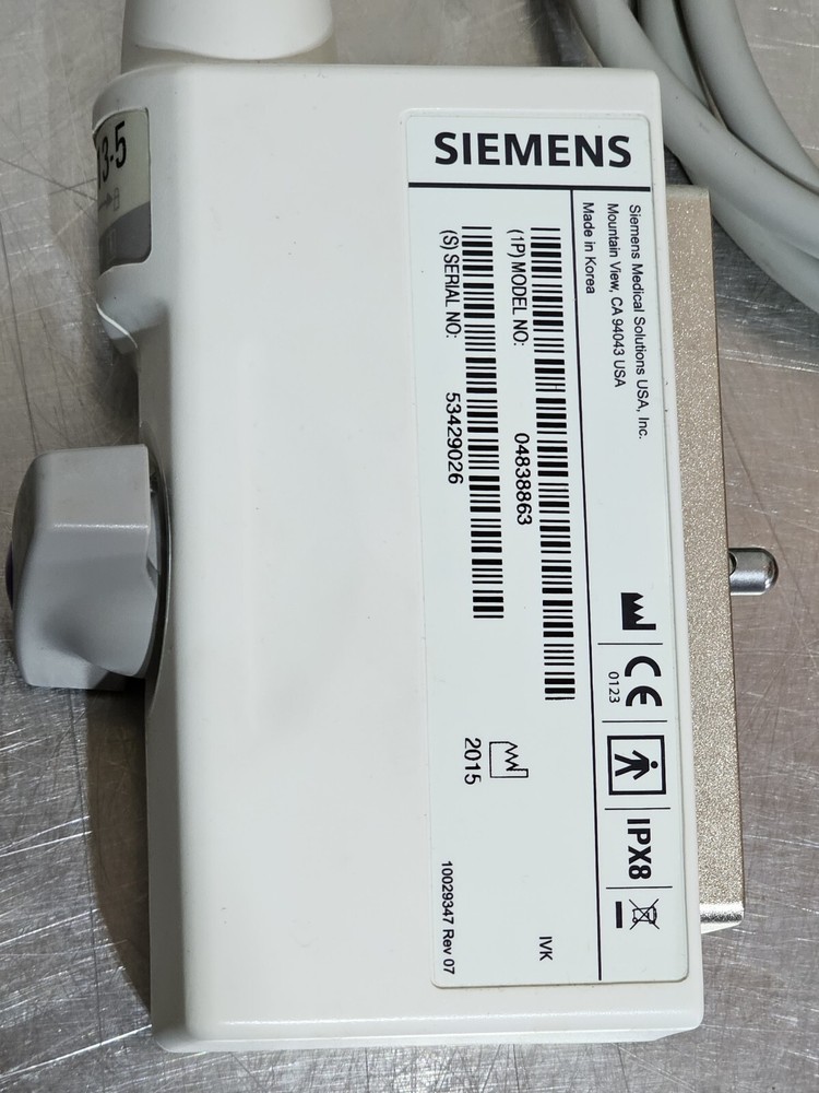 Siemens VFX13-5 Multi-D Linear Array Ultrasound Probe S/N 53429026