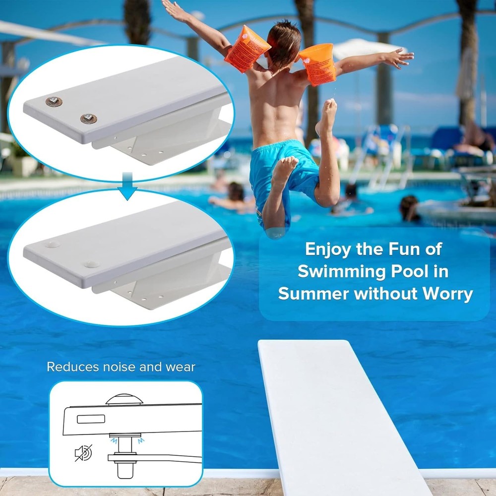 Essential Diving Board Installation Kit with Stainless Steel Components