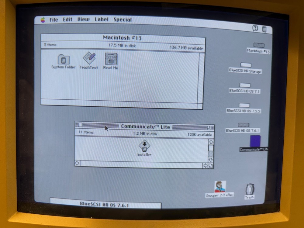 Vintage Macintosh software : QUICK LINK II / COMMUNICATE LITE 3-1/2 disks