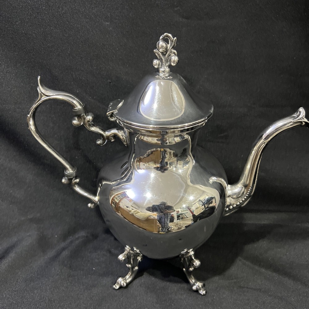 Silver Plated Tea Coffee Kettle